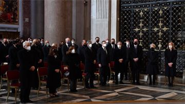 David Sassoli's funeral brings together Italy and EU’s highest representatives