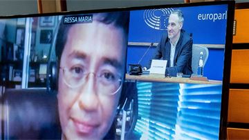 New digital legislation and fight against disinformation encouraged by 2021 Nobel Peace laureate