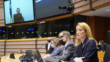 In emotional session, European Parliament welcomes Ukraine’s application for candidate status