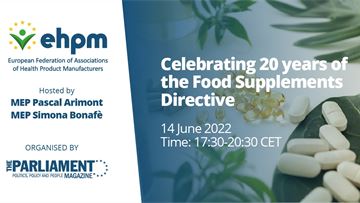 Celebrating 20 years of the Food Supplements Directive