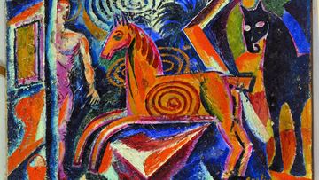 A traveling exhibit of Ukrainian modernism keeps art safe in wartime