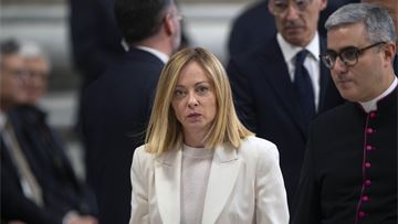 As some Trump tariffs take effect, Meloni is caught in the middle