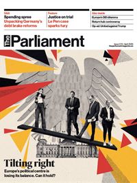 The Parliament's April print edition is out now