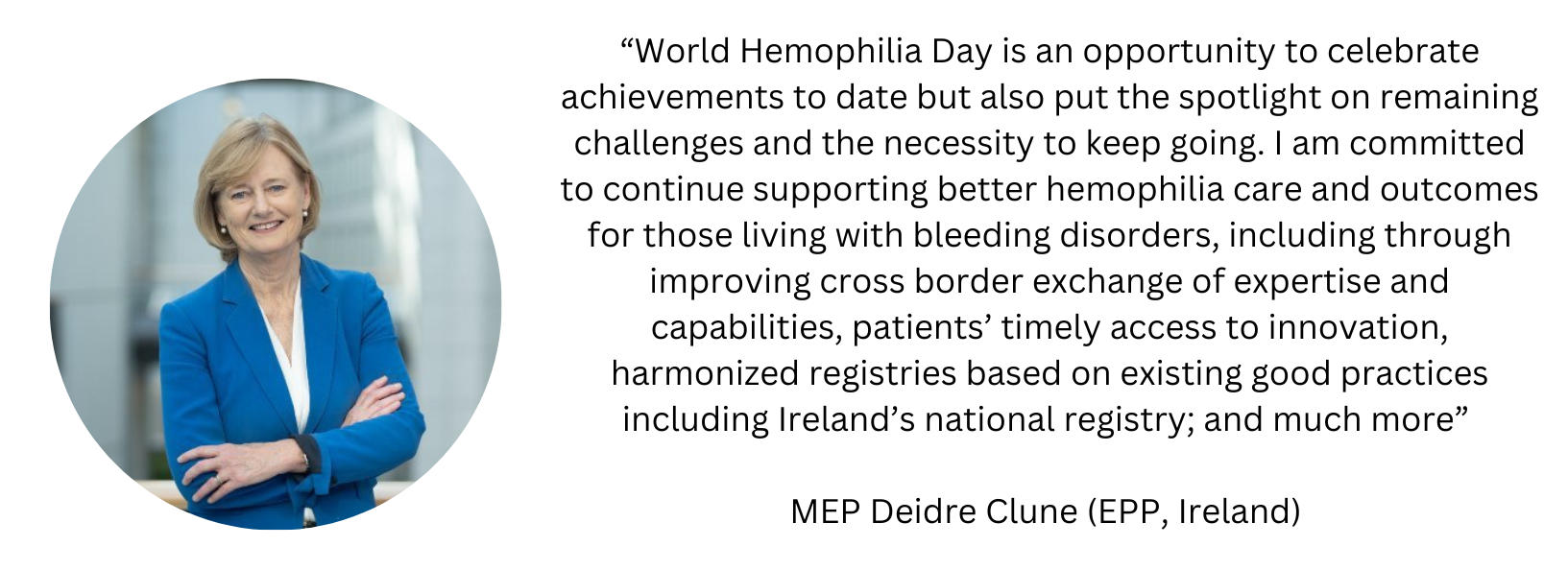 MEP Deidre Clune Quote