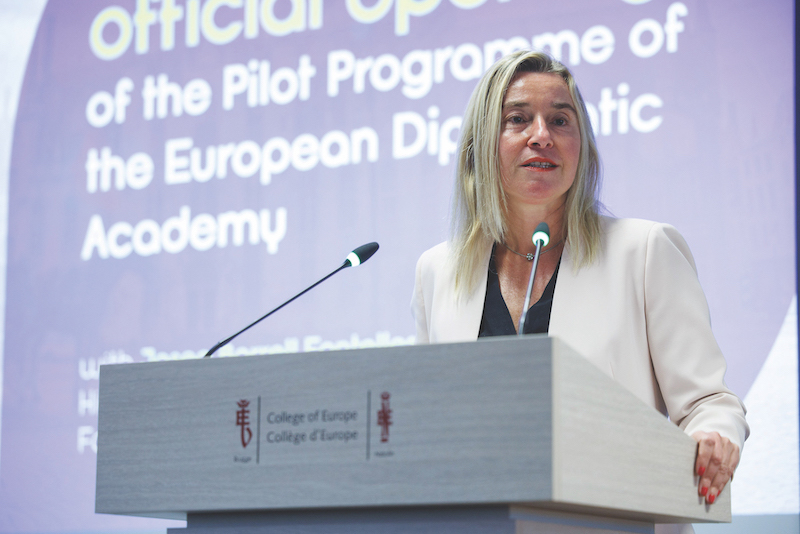 Federica Mogherini European Diplomatic Academy