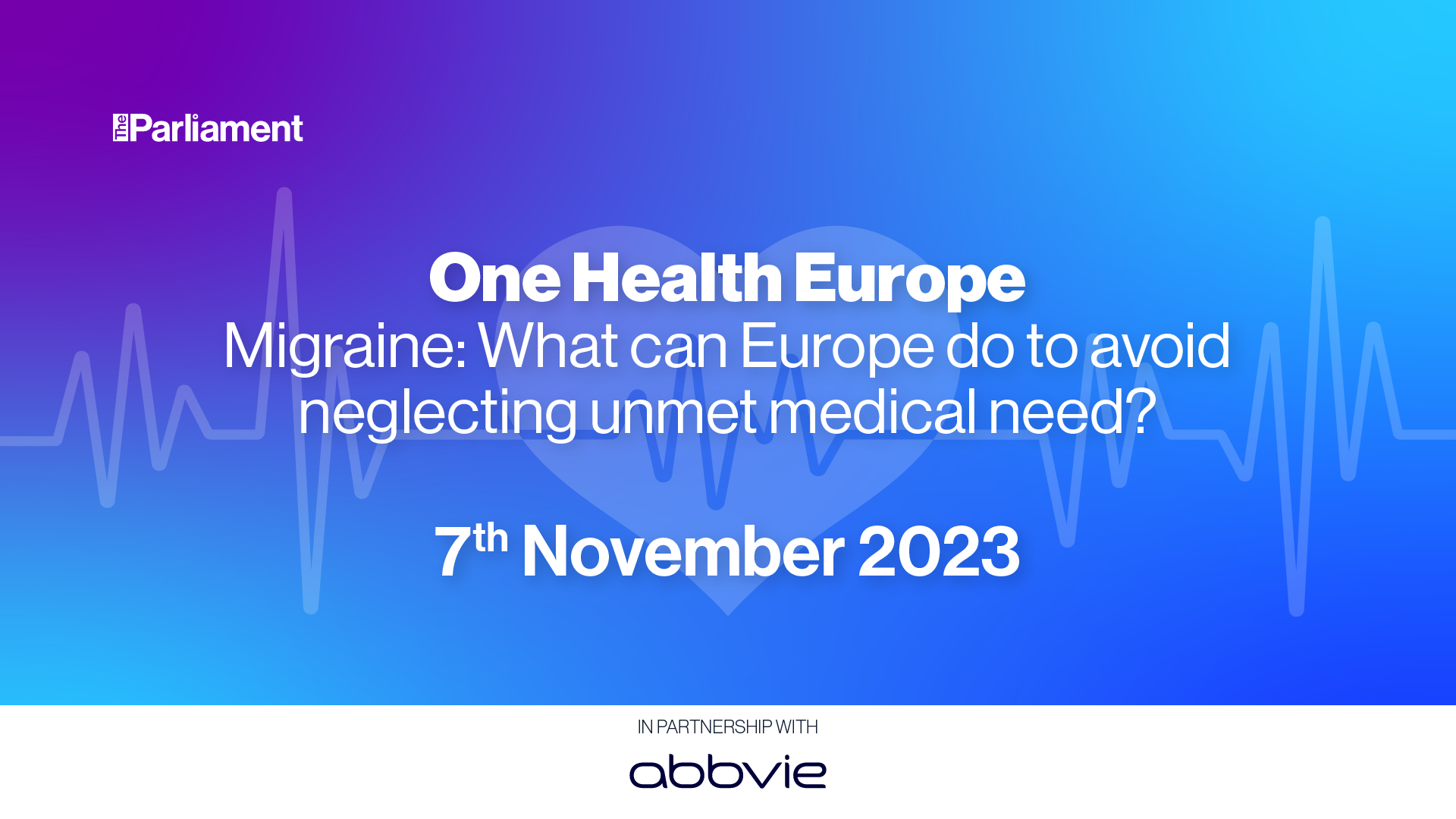 Migraine: What can Europe do to avoid neglecting unmet medical need